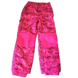 Champion Venture Dry girls snow pants. Pink/black design. Size XL (14-16)